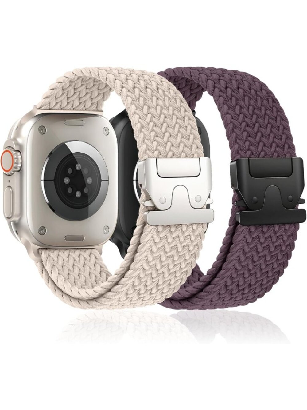 Nylon Braided Apple Watch Bands for Ultra, Series 3, 2, 11/SE - Unisex Style